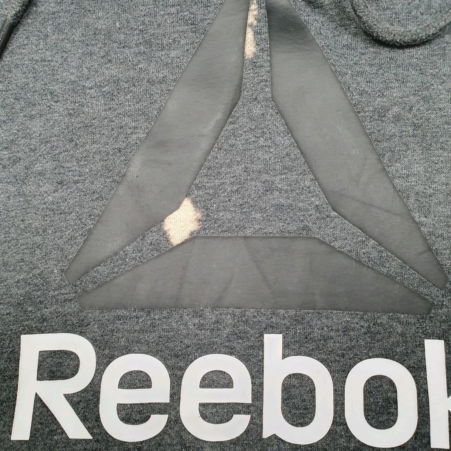 Mens Grey Reebok  Hoodie Jumper