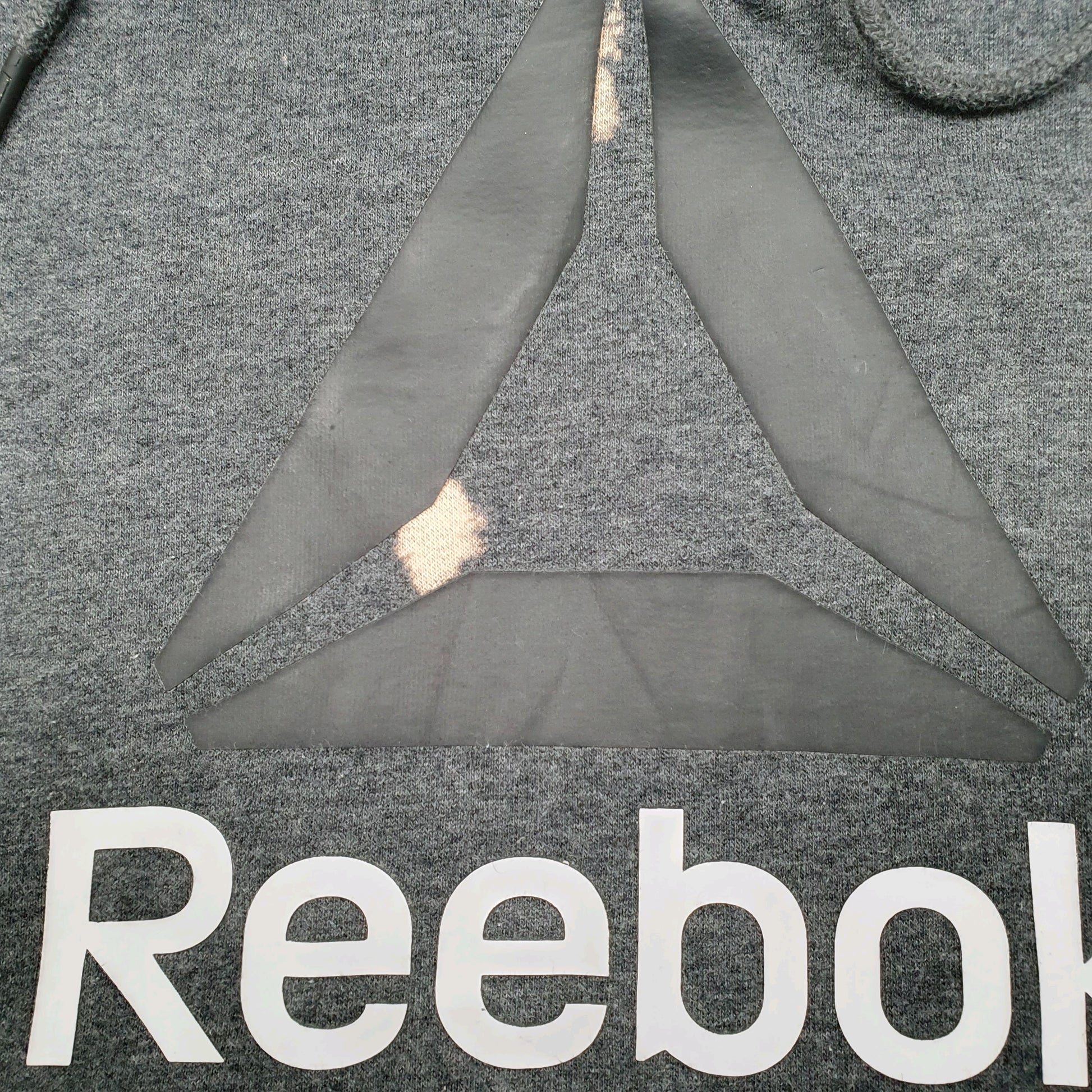 Mens Grey Reebok  Hoodie Jumper