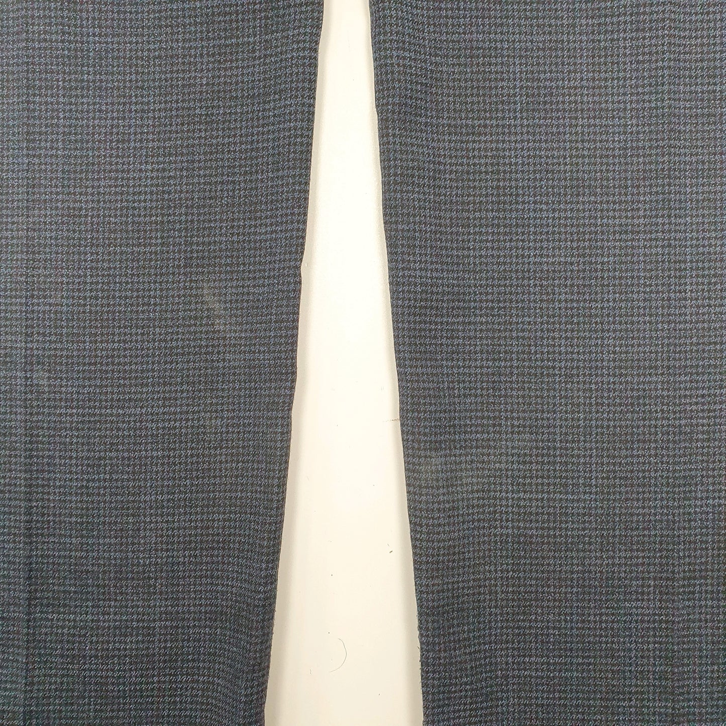 Mens Navy Moss Bros Houndstooth Formal Trousers