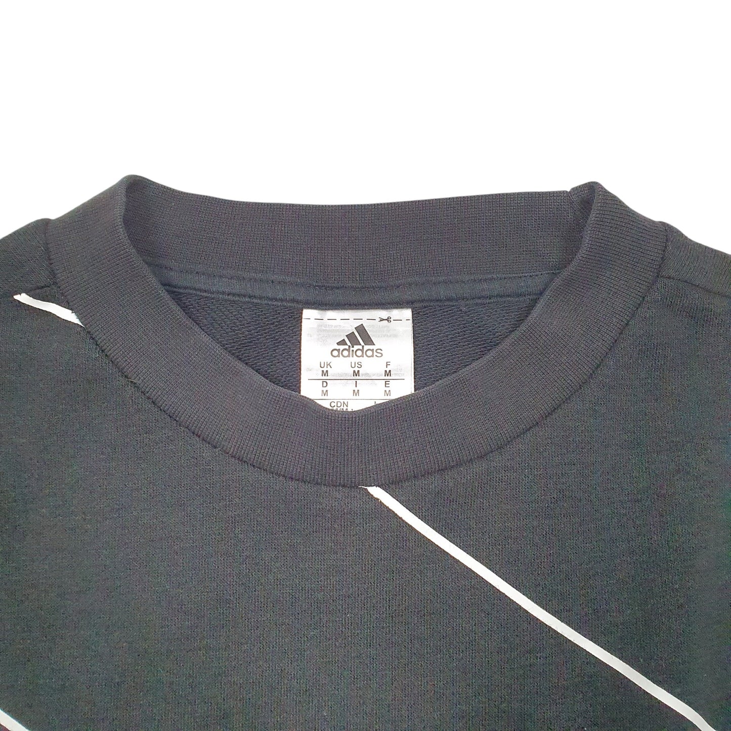 Mens Black Adidas  Crewneck Jumper