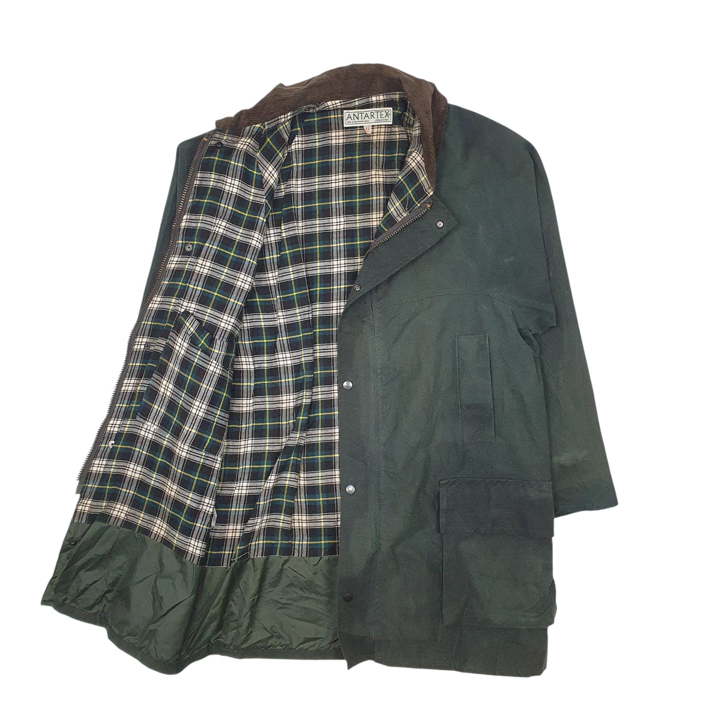 Mens Green Antartex   Coat