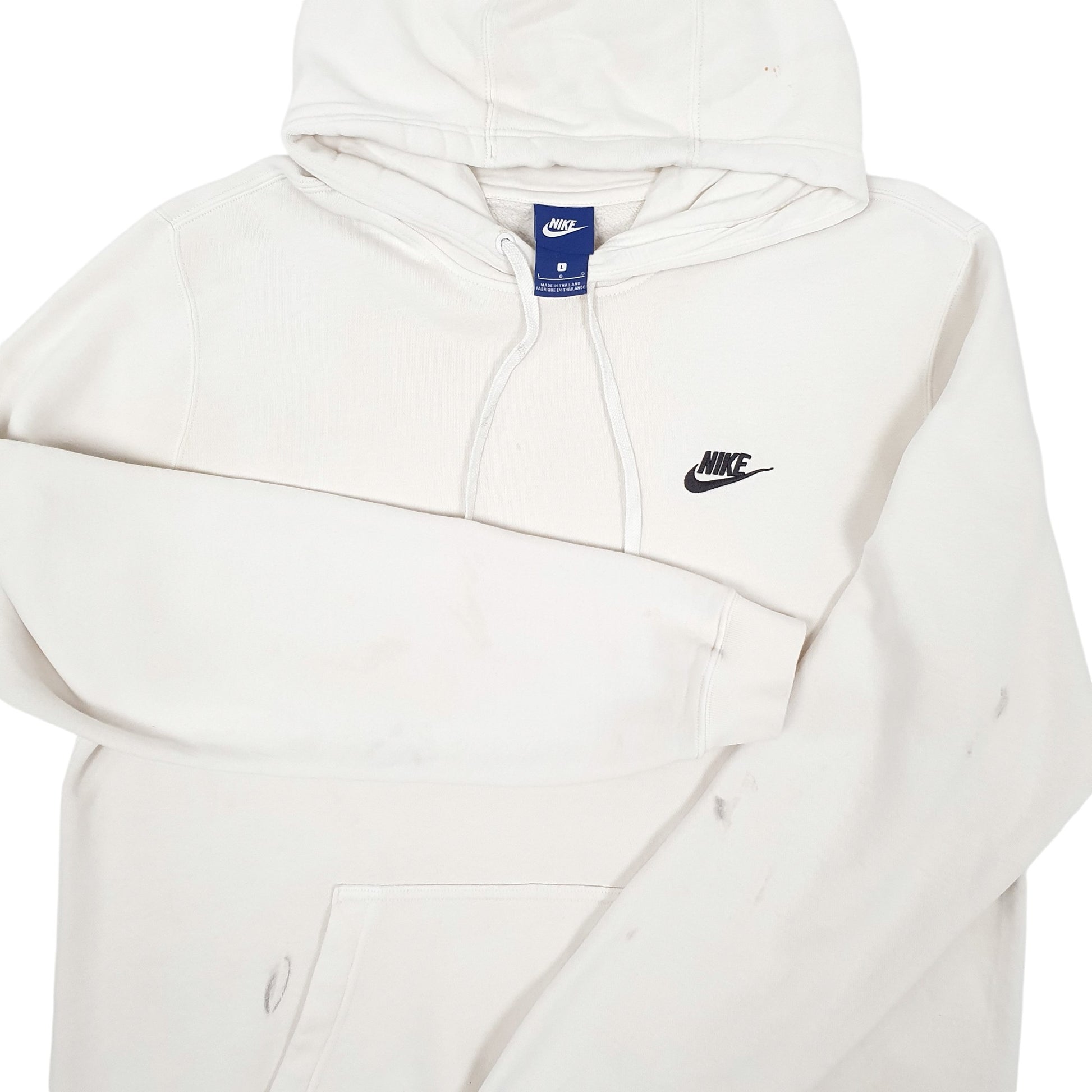 Mens White Nike  Hoodie Jumper