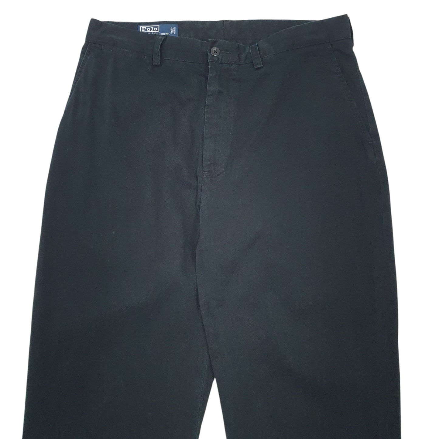 Mens Black Polo Ralph Lauren Prospect Pant Chino Trousers