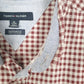 Mens Red Tommy Hilfiger  Long Sleeve Shirt