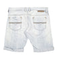Mens Blue Diesel Slim Jorts Jean Distressed Denim Shorts