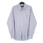 Mens White Ralph Lauren Stretch Long Sleeve Shirt