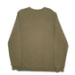 Mens Khaki Lacoste Spellout Crewneck Jumper