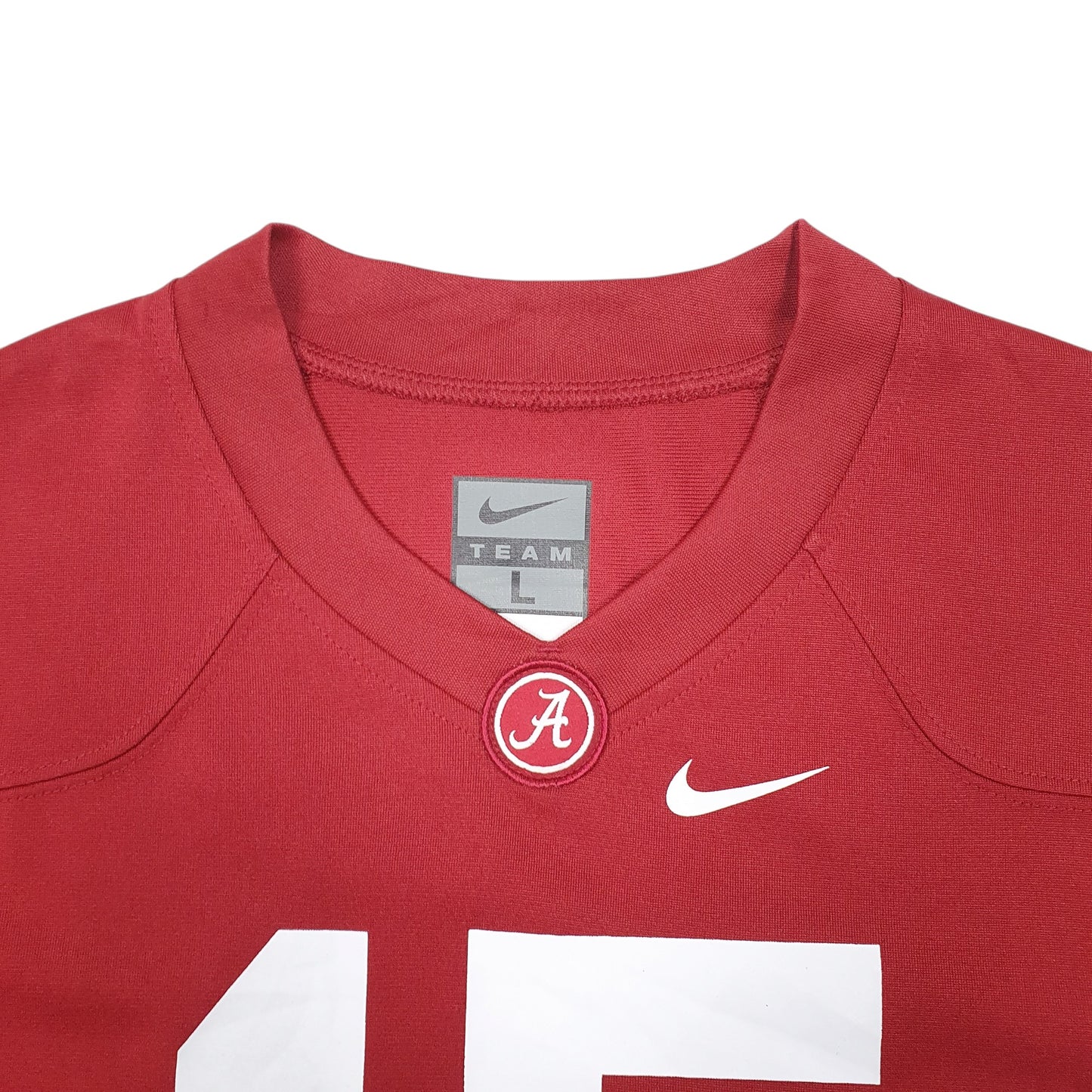 Womens Burgundy Nike Vintage Team Atlanta 15 Jersey Short Sleeve T Shirt