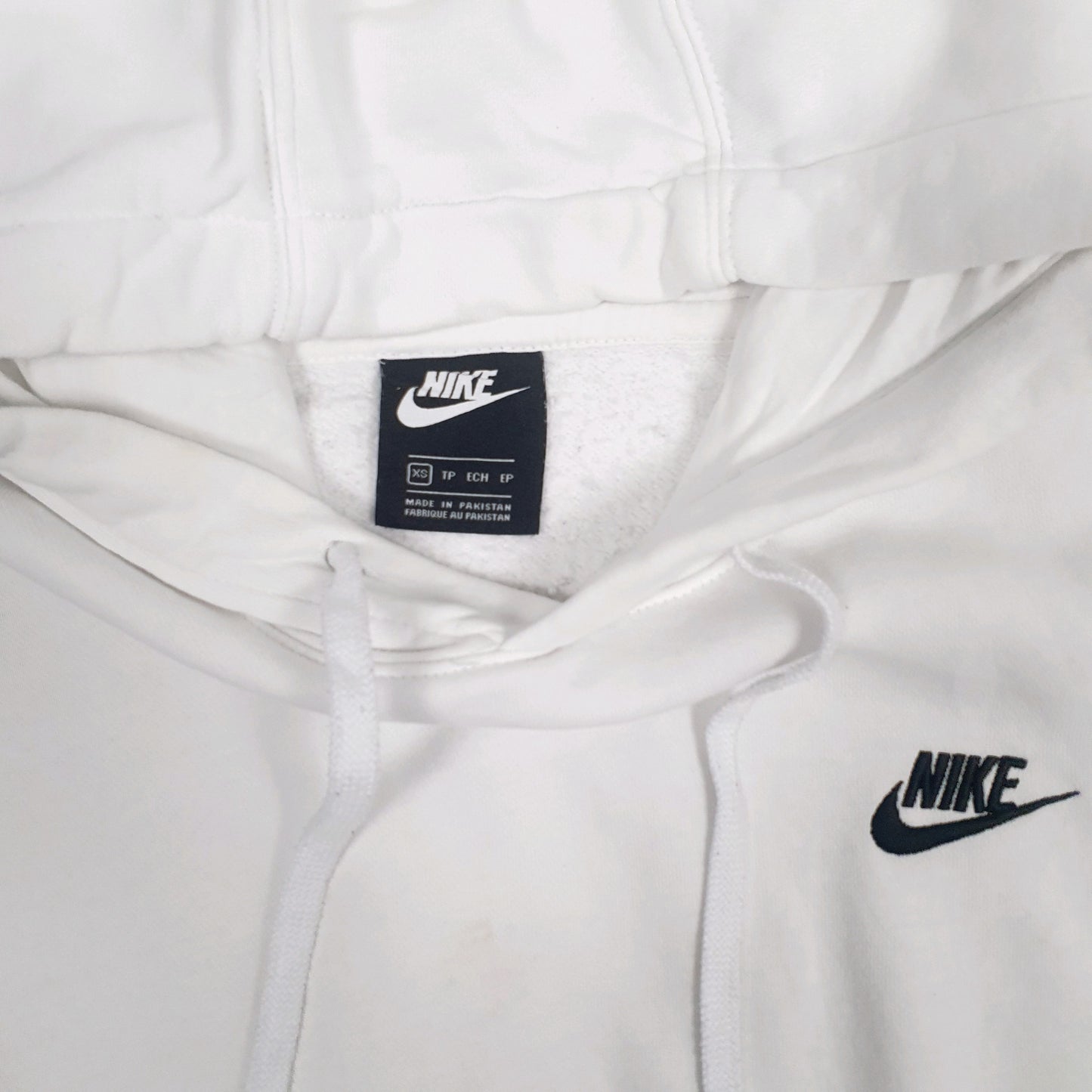 Mens White Nike  Hoodie Jumper