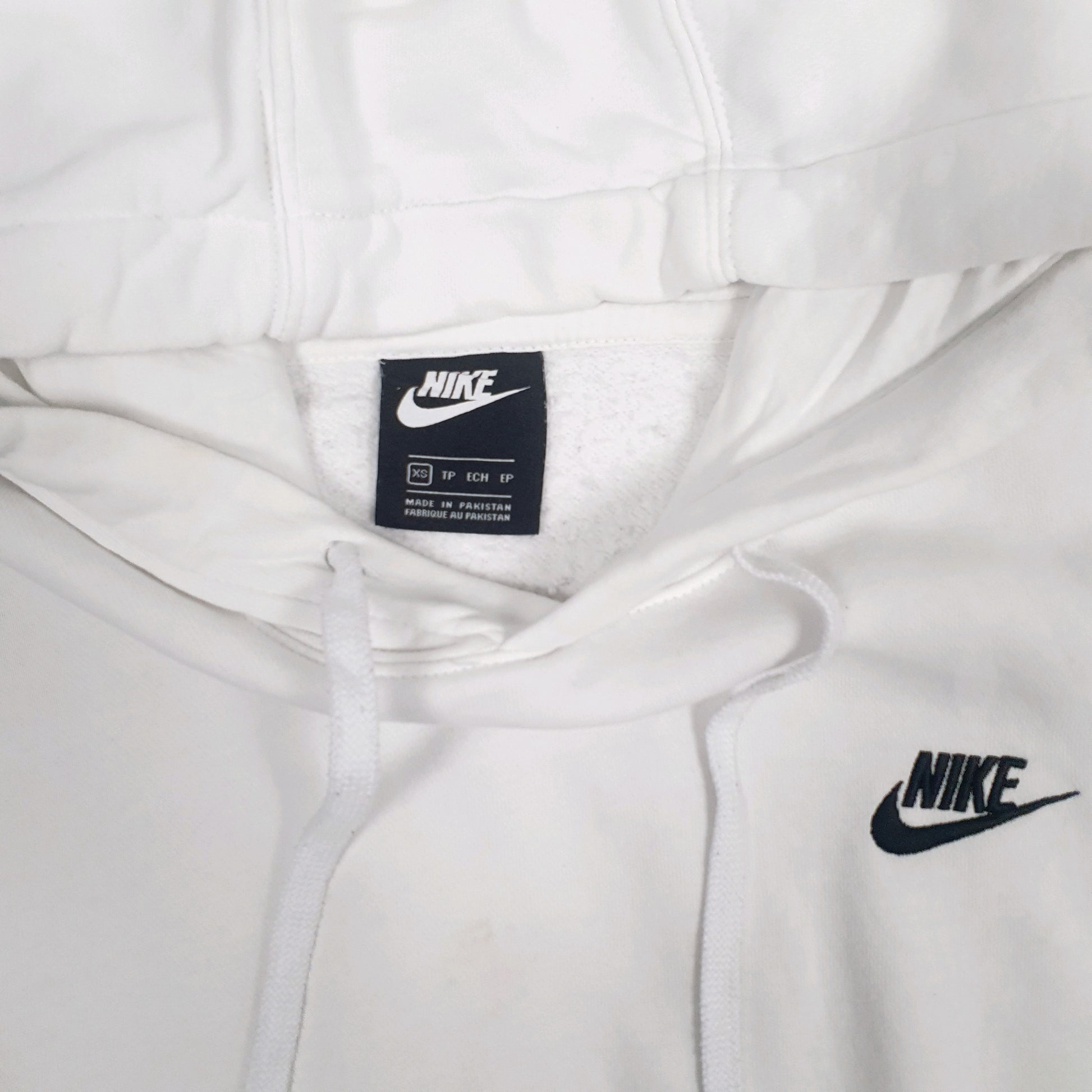 Mens White Nike  Hoodie Jumper