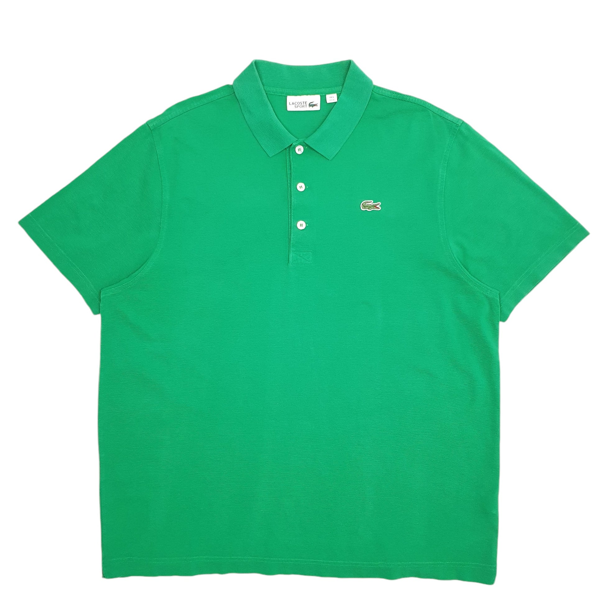 Mens Green Lacoste  Short Sleeve Polo Shirt