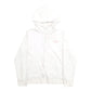 Womens White The North Face Spellout Full Zip Jumper