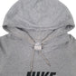 Womens Grey Nike Spellout Hoodie Jumper