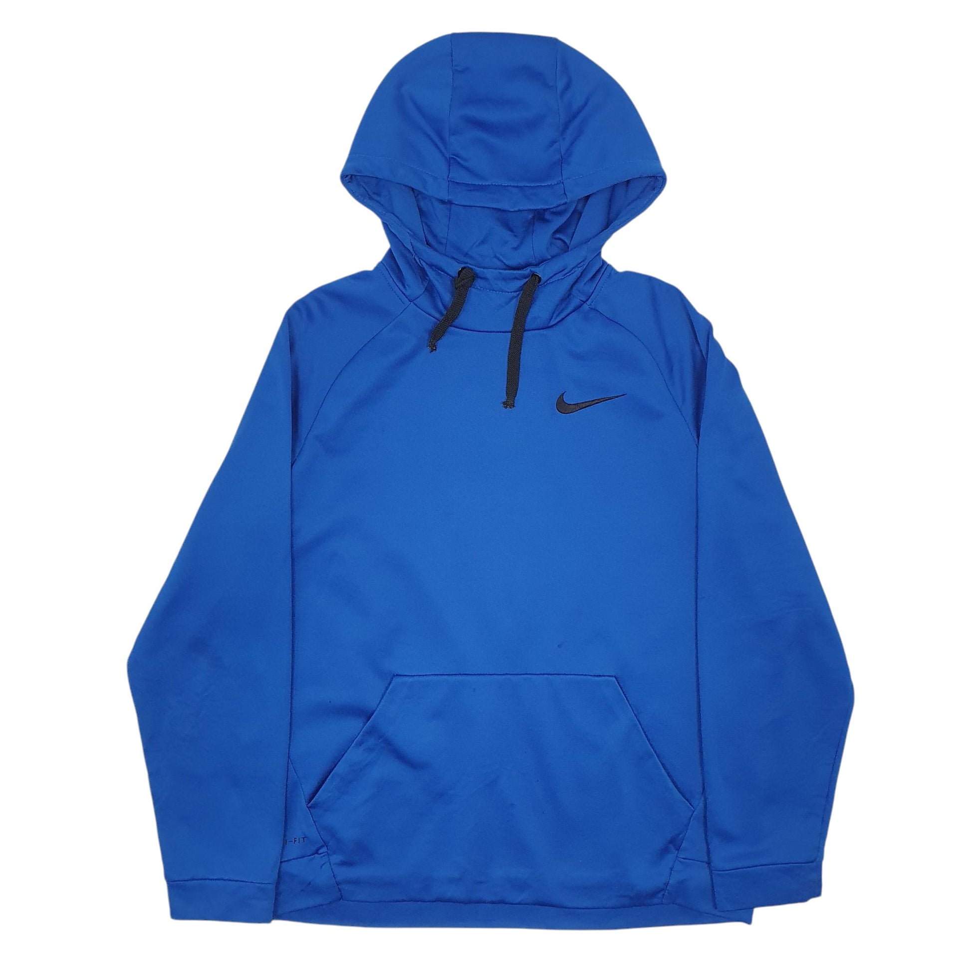 Mens Blue Nike Dri-Fit Active Wear Hoodie Jumper