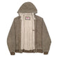 Mens Khaki Levis Work Wear Quarter Zip Coat