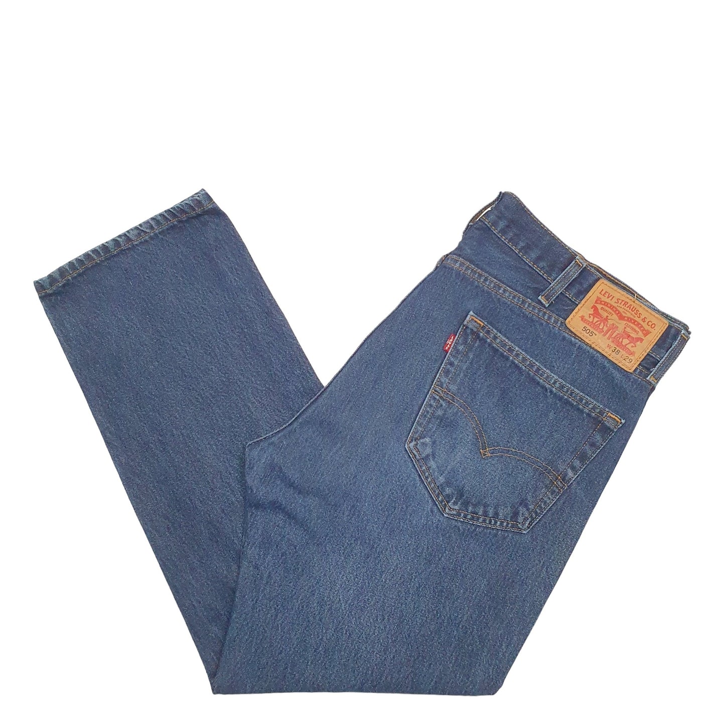 Mens Blue Levis  505 JeansW38 L29