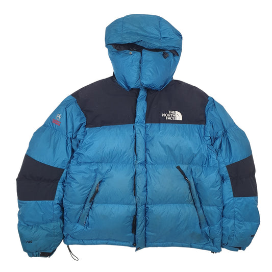 Mens Blue The North Face Baltoro 700 Summit Series  Coat