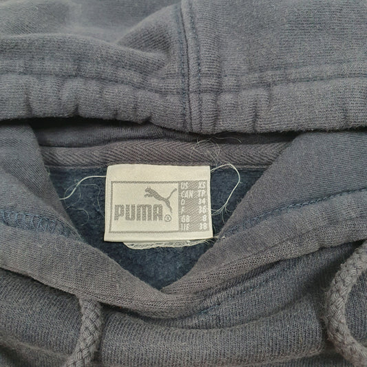 Womens Navy Puma Spellout Hoodie Jumper