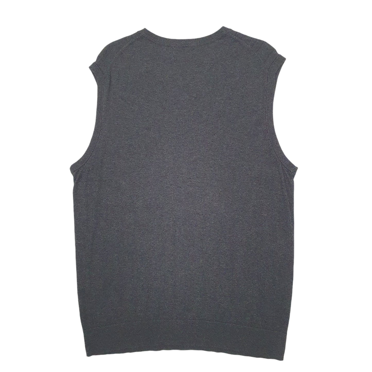 Mens Grey Nautica Knit Tank Top Jumper