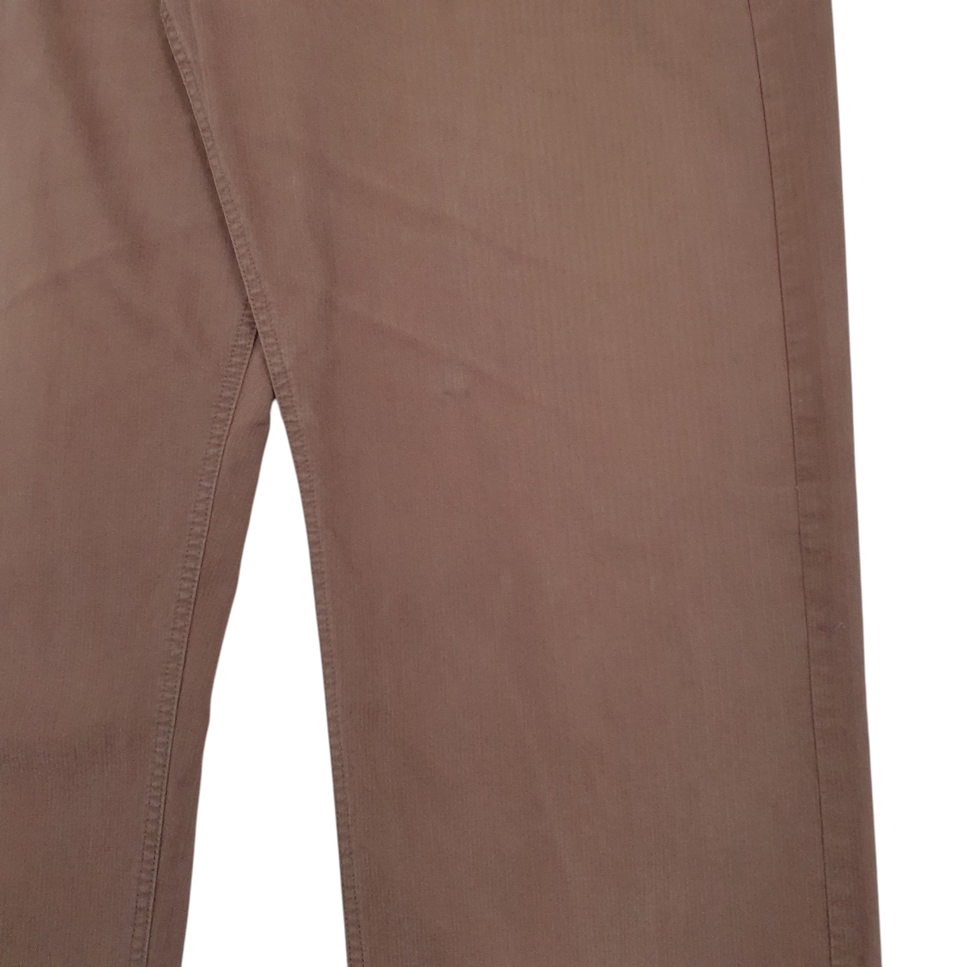 Mens Brown Hugo Boss Vintage Chino Trousers