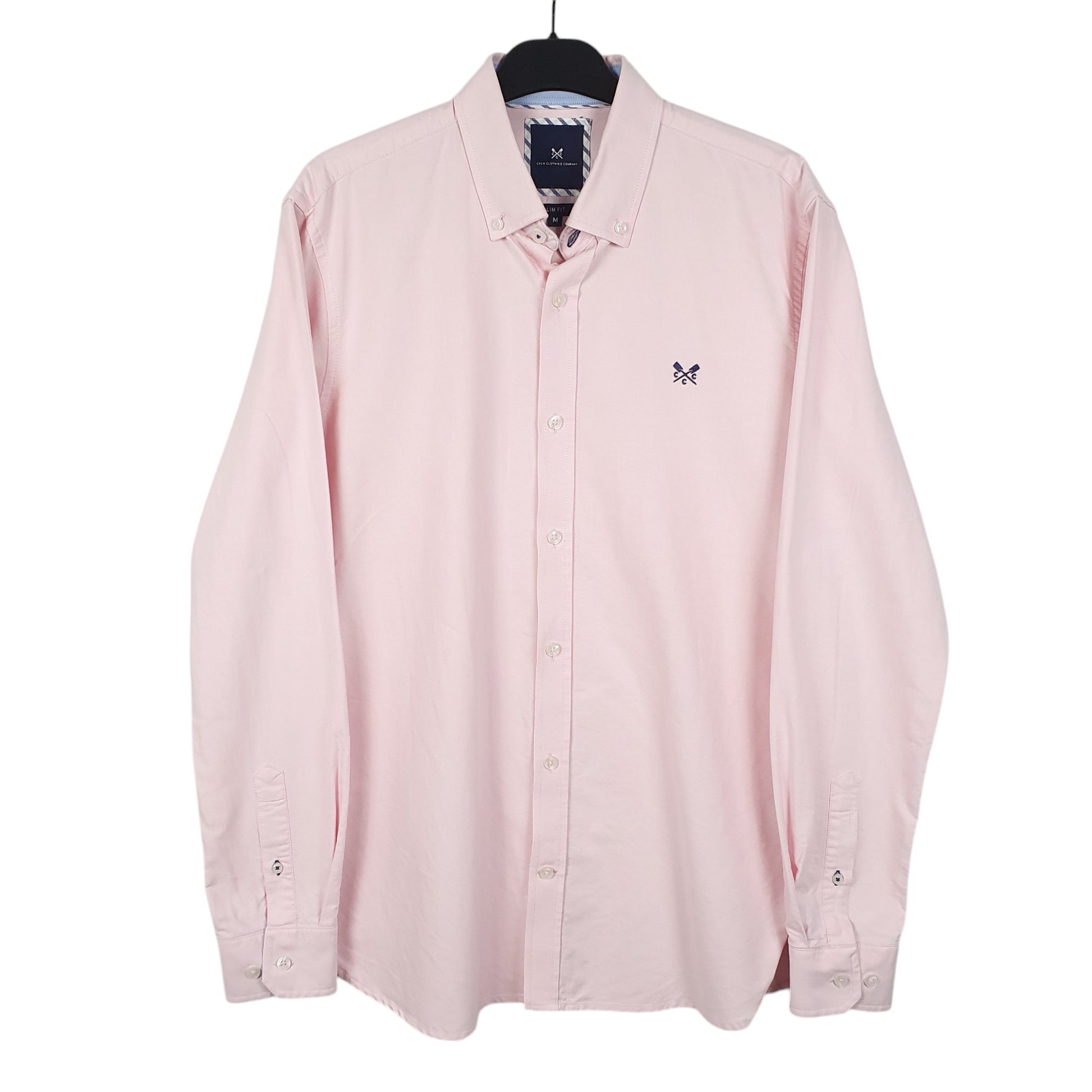 Mens Pink Crew Clothing Company  Long Sleeve Shirt