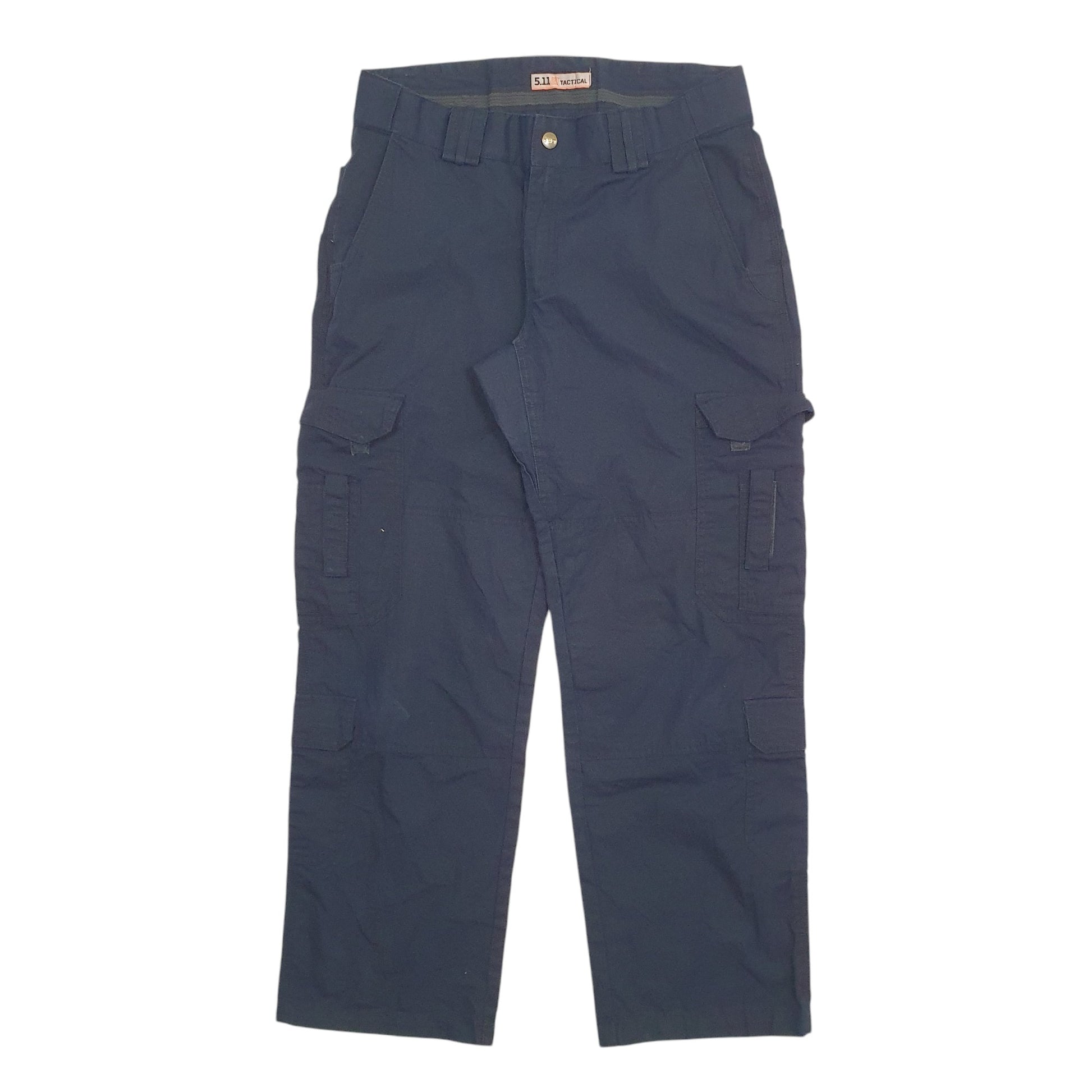 Womens Navy 5.11 Tactical Stretch Fit Waist Cargo Trousers