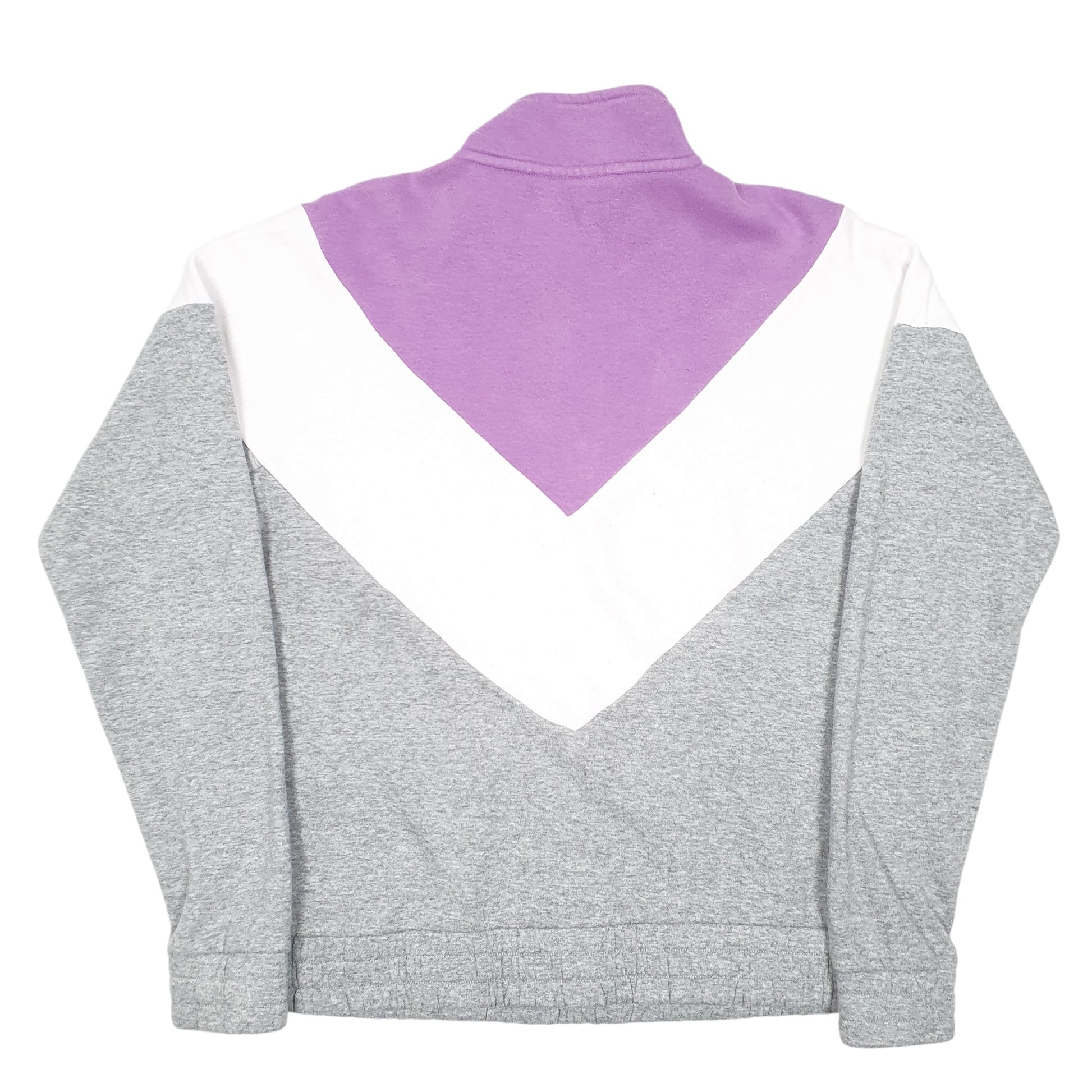 Mens Grey Fila  Quarter Zip Jumper