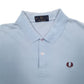 Mens Blue Fred Perry  Short Sleeve Polo Shirt