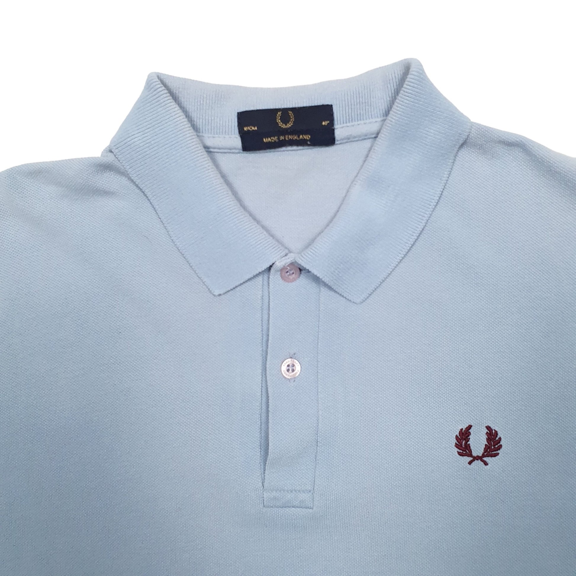 Mens Blue Fred Perry  Short Sleeve Polo Shirt