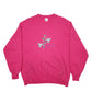 Womens Pink Jerzees Made In USA Crewneck Jumper