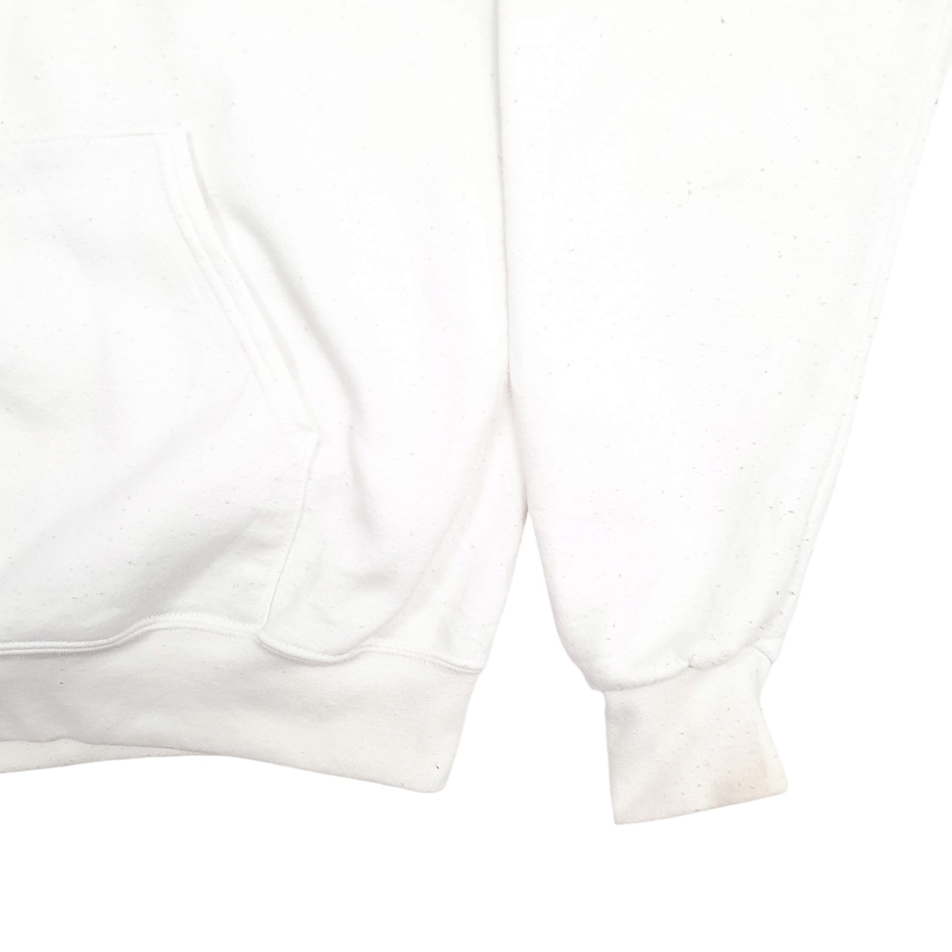 Mens White Champion University Of Portland Spellout Hoodie Jumper