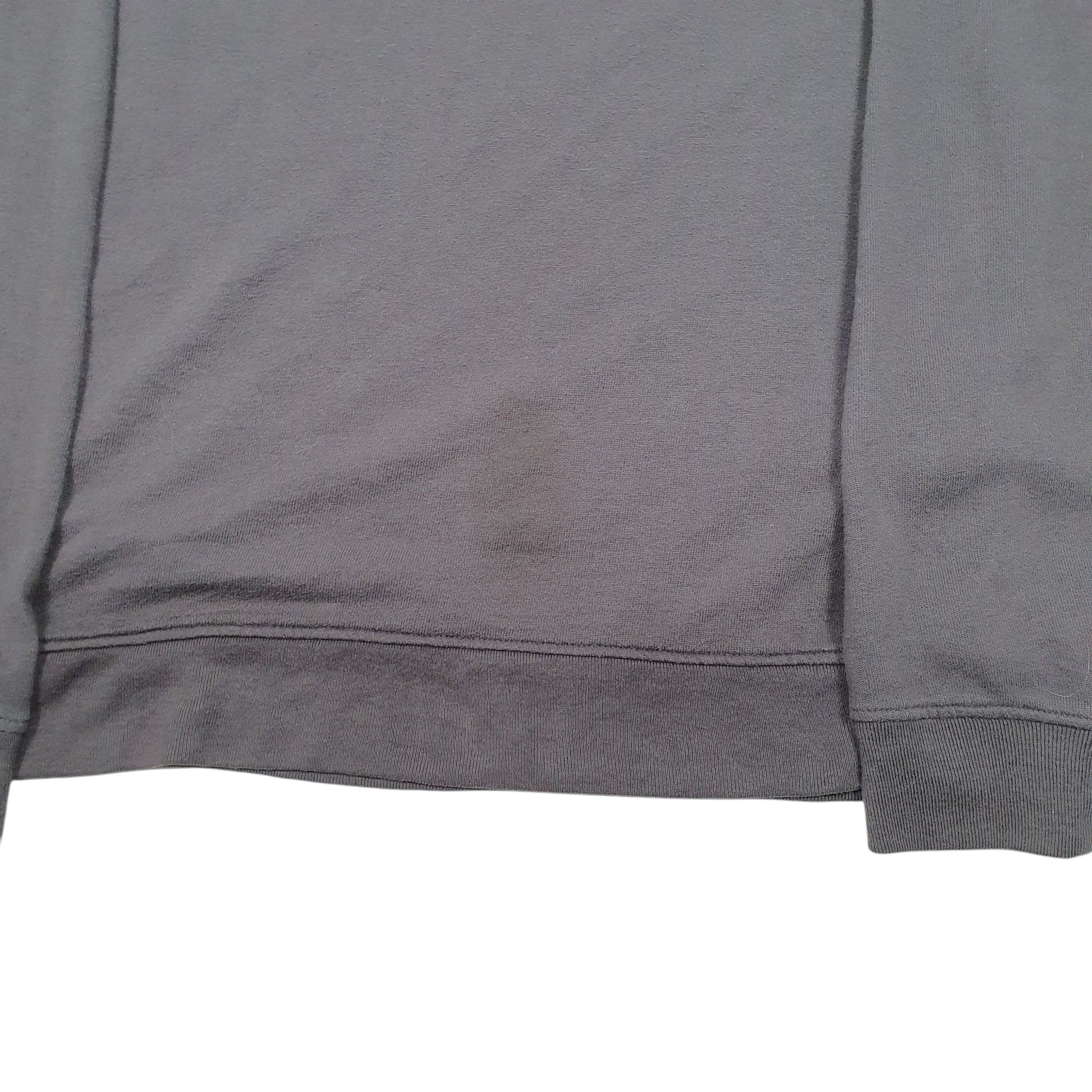 Mens Grey Levis Spellout Hoodie Jumper