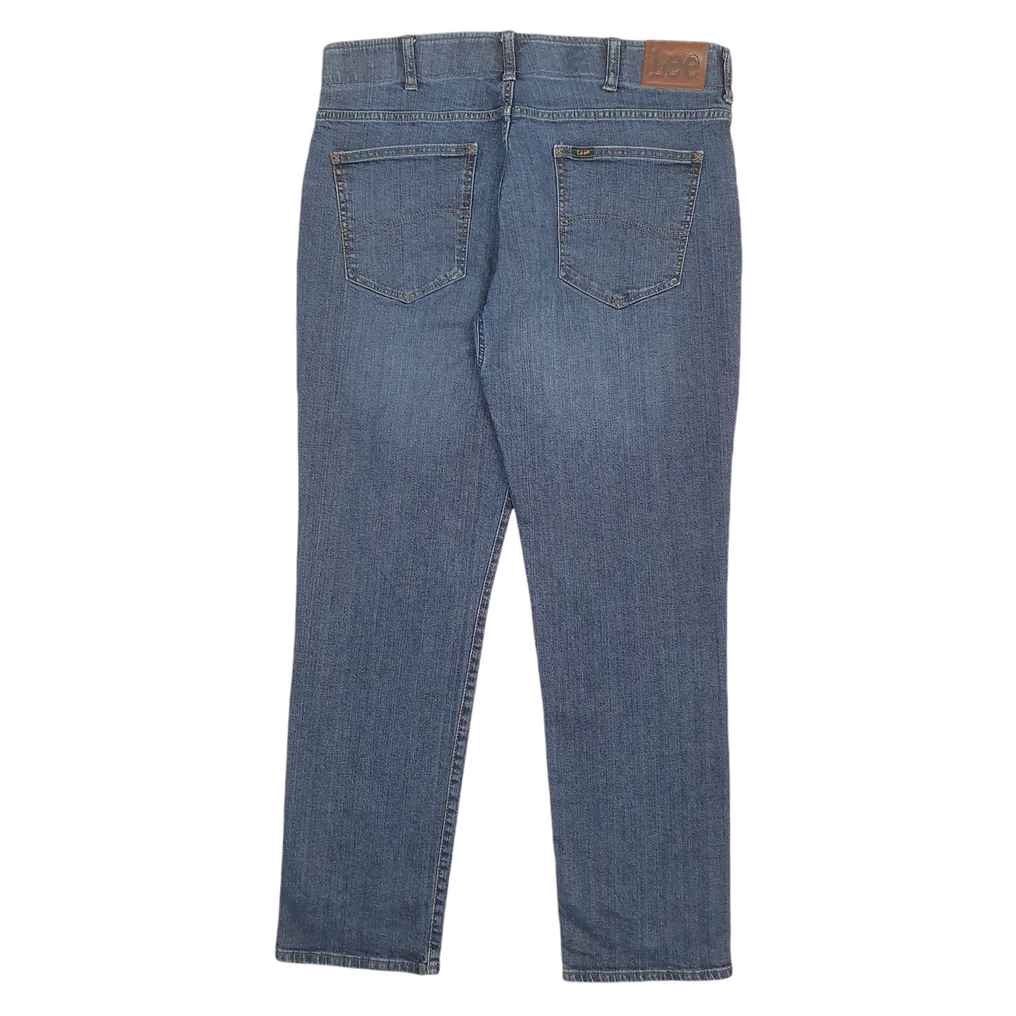 Mens Navy Lee Extreme Motion Straight JeansW36 L32