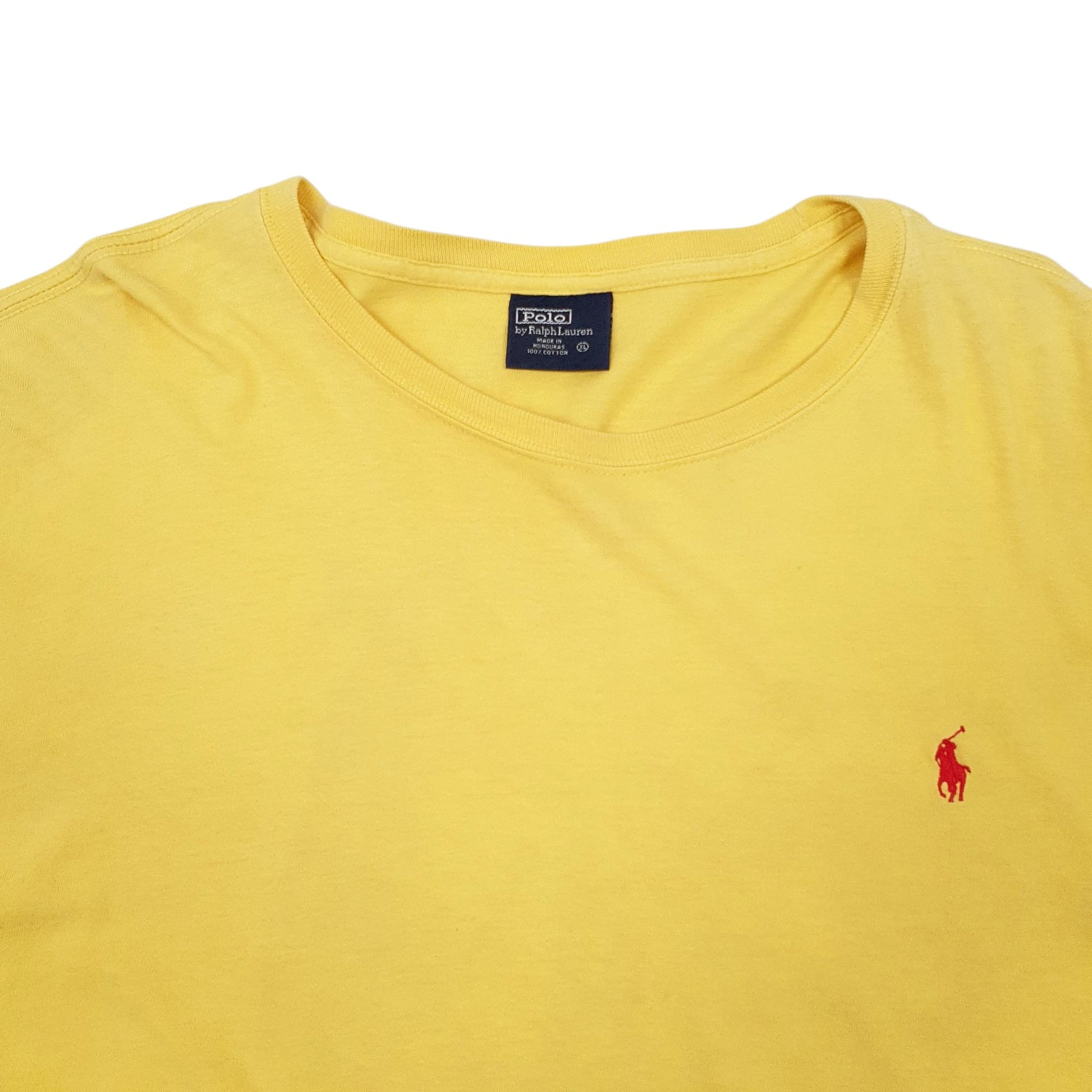 Mens Yellow Polo Ralph Lauren  Long Sleeve T Shirt