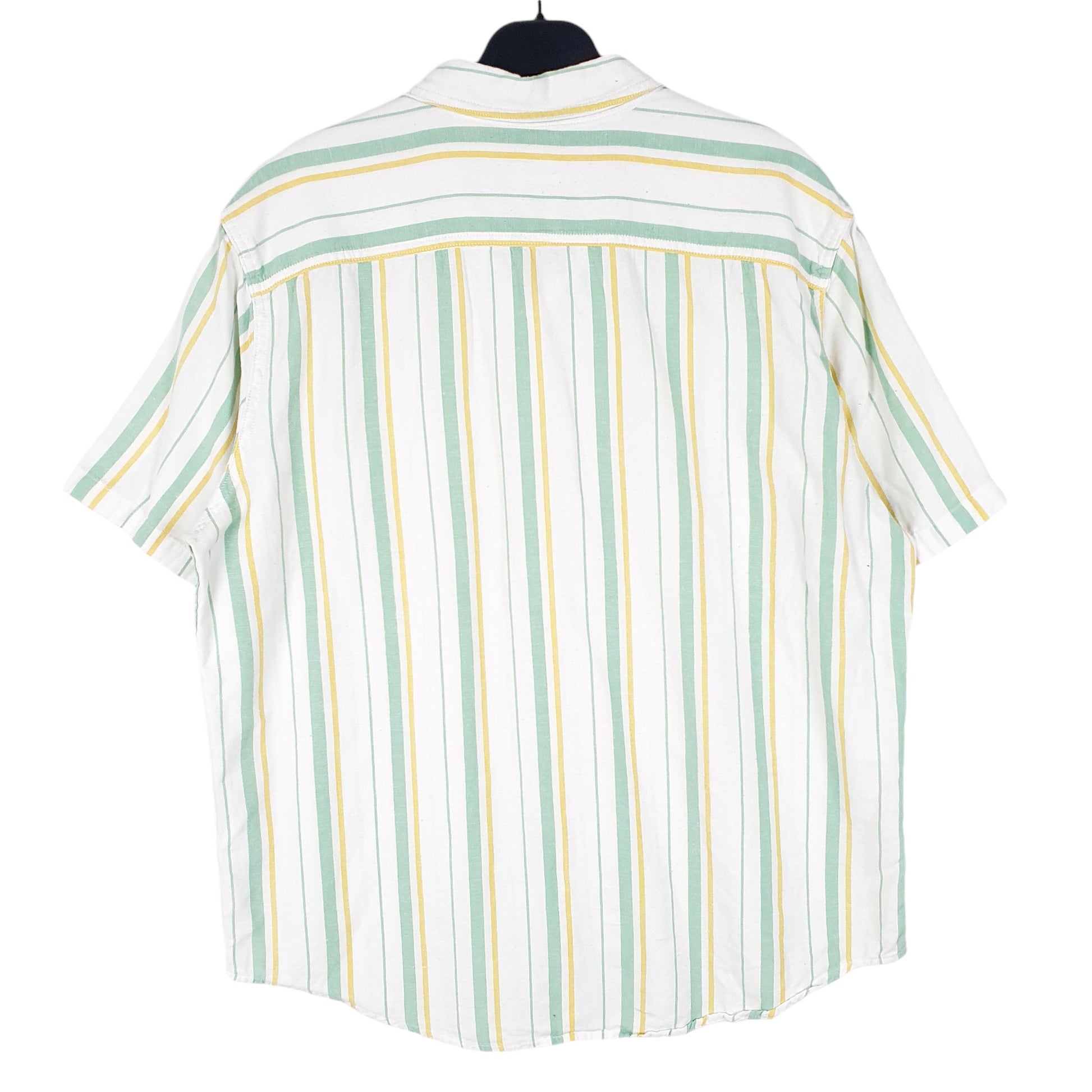 Mens White Levis Standard Casual Short Sleeve Shirt