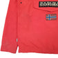 Mens Red Napapijri  Full Zip Coat