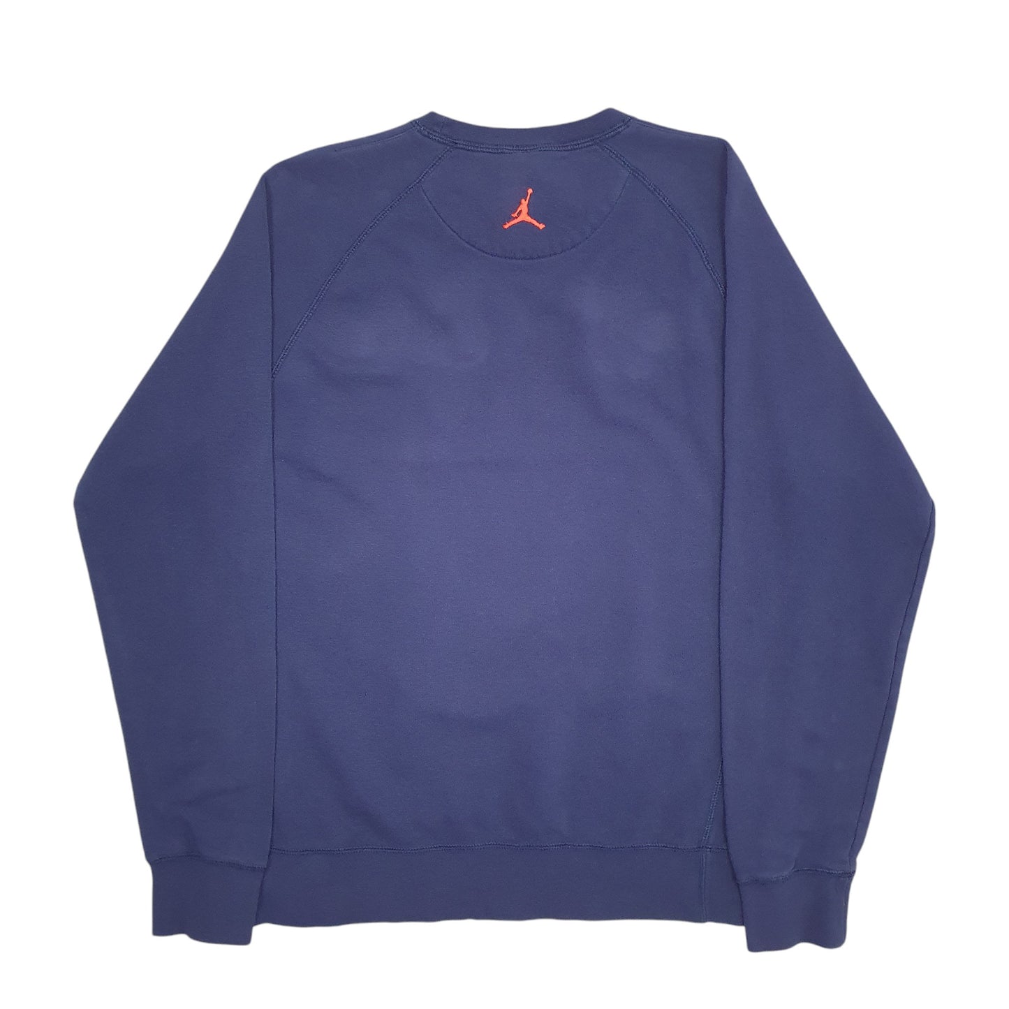 Mens Navy Nike Air Jordan Jumpman Basketball Crewneck Jumper