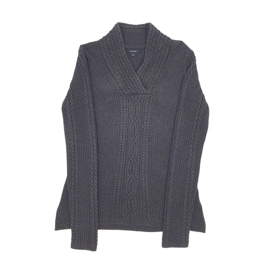 Womens Grey Nautica Knitwear Crewneck Jumper