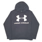 Mens Black Under Armour Gym Workout Hoodie Jumper
