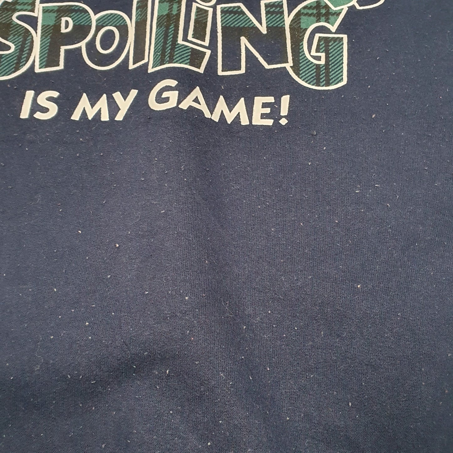 Mens Navy Jerzees Nana Spoiling Quirky Retro Crewneck Jumper