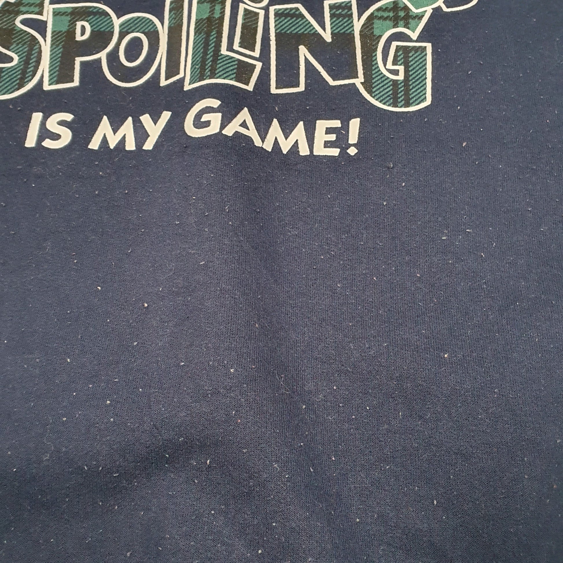 Mens Navy Jerzees Nana Spoiling Quirky Retro Crewneck Jumper