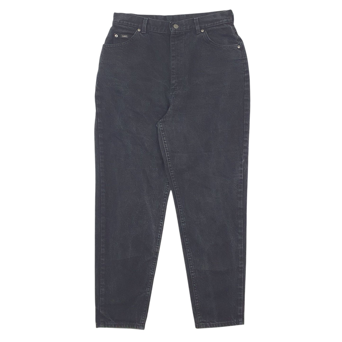 Womens Black Lee Vintage Made In USA Riders JeansW31 L30