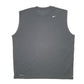 Mens Black Nike Dri Fit Sleeveless Vest Active Gym Workout Short Sleeve T Shirt