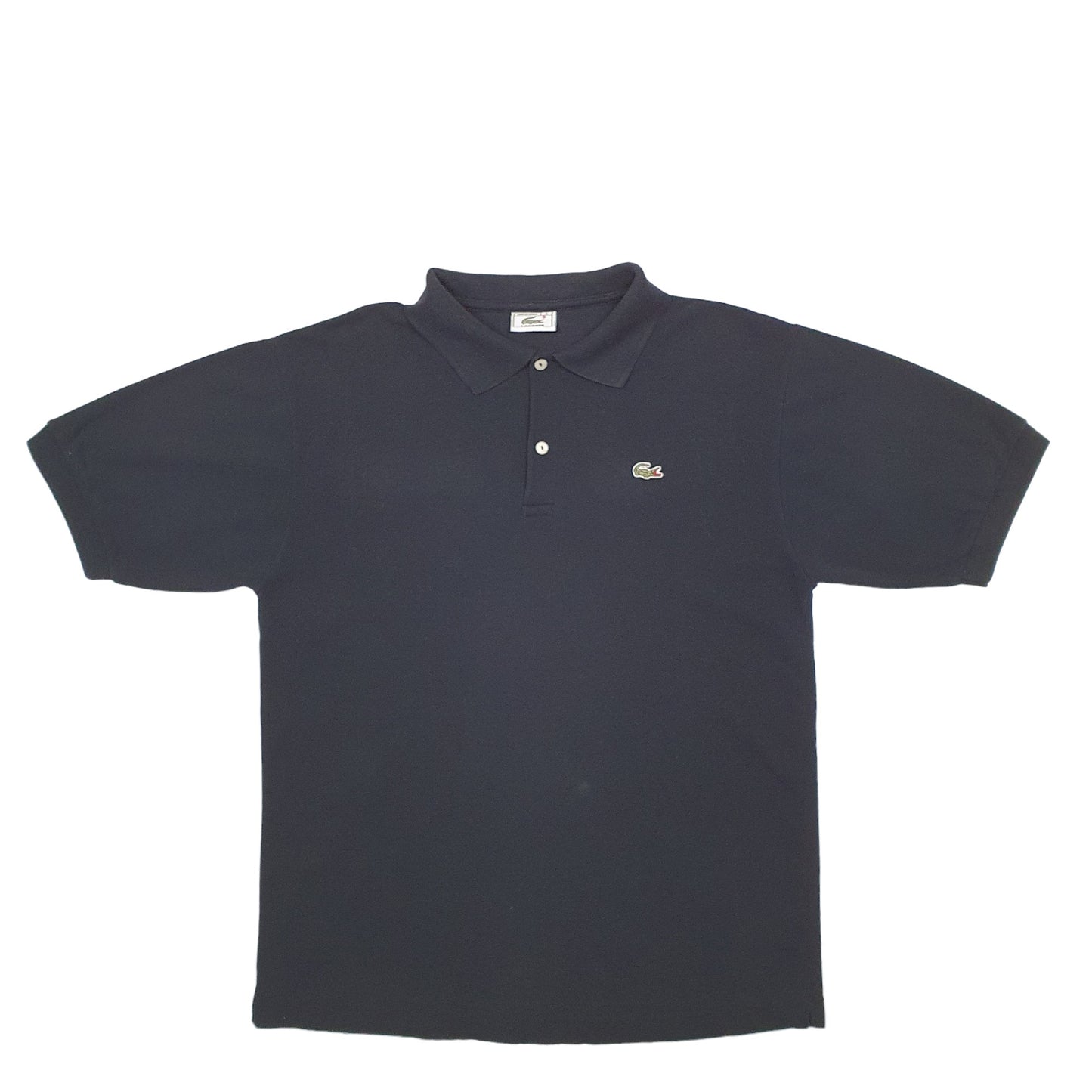 Mens Black Lacoste  Short Sleeve Polo Shirt