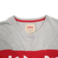 Womens Grey Levis Spellout Short Sleeve T Shirt