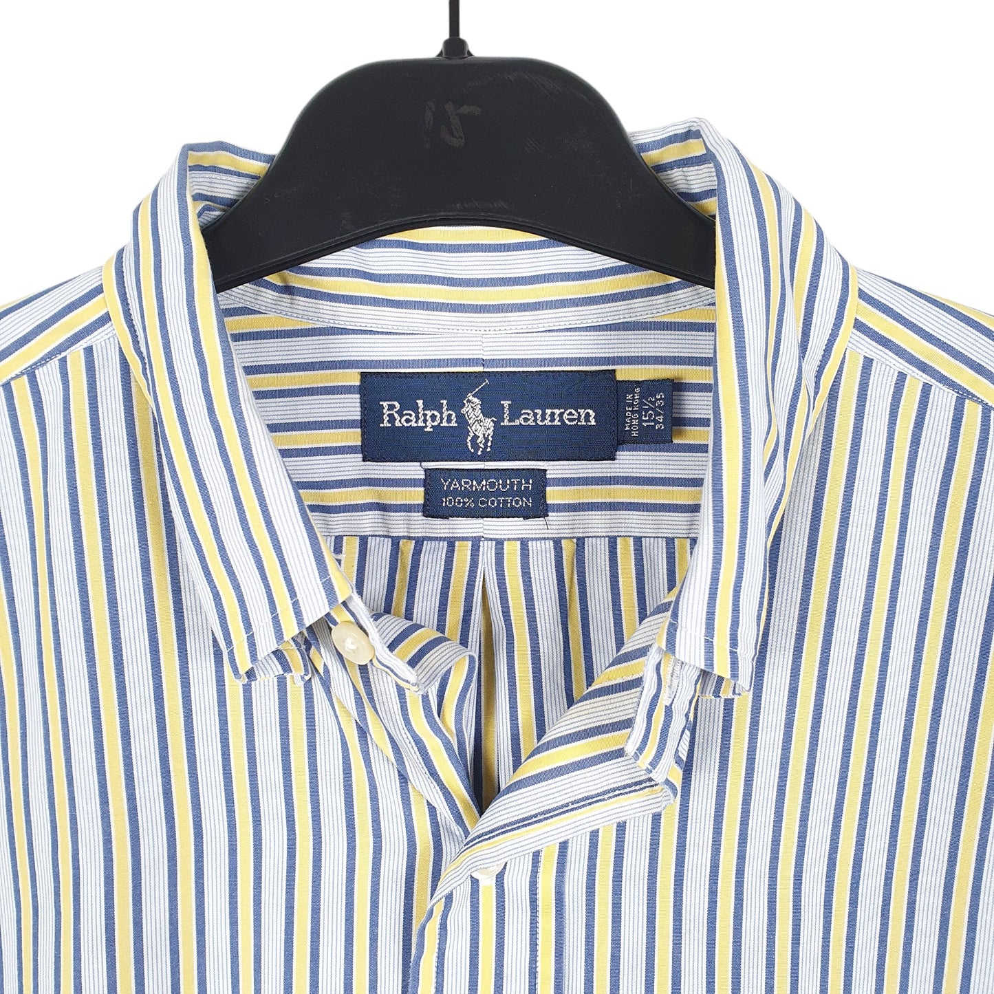 Mens Blue Polo Ralph Lauren Oxford Long Sleeve Shirt