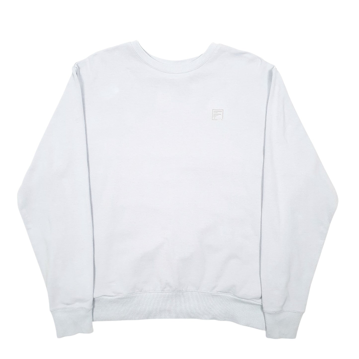 Womens Blue Fila  Crewneck Jumper