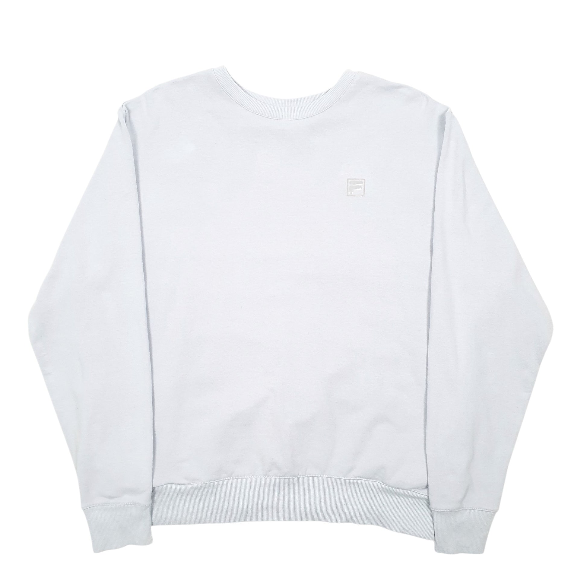 Womens Blue Fila  Crewneck Jumper