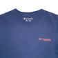 Mens Navy Columbia Sportswear  Short Sleeve T Shirt