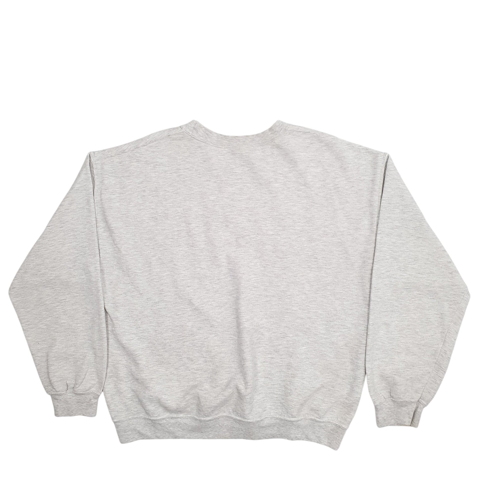 Mens Grey Gildan Pentwater Michigan Spellout Crewneck Jumper